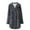 Blue, variant on Cheetah Print Long Cardigans for Women Warm Leopard Print Coat with Pockets,Long Sleeve Cozy Open Front Loose Fit Cardigan Style Outerwear