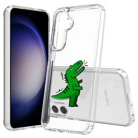 TalkingCase Slim Fit Phone Case Compatible for Samsung Galaxy S25  Plus(Not S25/ S25 Ultra), Dinosaur Cute 2 Print, Lightweight,Flexible, USA Print