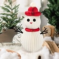 thumbnail image 4 of Paper Honeycomb Snowman Ornaments 3D Honeycomb Christmas Snowman Centerpiece for Winter Table Topper Home Decor, 4 of 7