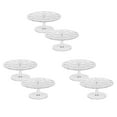 thumbnail image 1 of 6 Pack Ice Cream Cone Holder, 16 Holes Acrylic Ice Cream Cone Display Stand, Clear Waffle Hand Roll Sushi Display Rack, 1 of 8