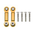 thumbnail image 1 of Vogacara 2 piezas RC Car Servo Rod Control remoto Vehículo Pull Rods Reparación de automóviles Actualización Modificación Accesorios Repuestos Kits de construcción modelo Oro Vogacara FN012248-02B, 1 of 6