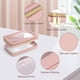 thumbnail image 5 of Bolsa de maquillaje Soimeat Travel Clear con bolsa para brochas de maquillaje, color rosa, 5 of 8