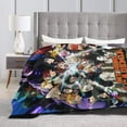 thumbnail image 4 of My Hero Academia Blanket, Anime Throw Blanket For Couch Sofa Bed, Soft Cozy Lightweight Warm Flannel Blanket, Home Decor, Anime Gifts For Boys Girls Kids Teens, 80"X60", 4 of 9