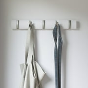 Umbra Flip 5 Hook Wall Mounted Coat Rack White