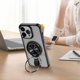 thumbnail image 5 of v4W For iPhone 14 Pro Max Magnetic Case TPU+PC Ring Kickstand Phone H4K Cover - Light Purple, 5 of 5
