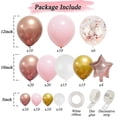 thumbnail image 4 of Balloon Combo Kit Rose Gold Balloon Decoration Kit Balloon Chain Set Latex Balloon Wedding Birthday Party Christmas Decoration 136 Pcs, 4 of 4