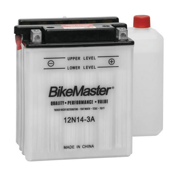 BikeMaster Conventional Battery 12N14-3A for Yamaha XS750 1977-1979