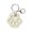 Beige, Multicolor, variant on Cat paw shaped transparent pet hair commemorative keychain (with keychain) For Children Love Animal People Decoration, Beige