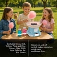 thumbnail image 2 of Studio 54 Retro Cotton Candy Machine with 5 Jars (11oz Each) Floss Sugar, 50 Paper Cones, Easy Cleanup Cotton Candy Maker, Durable Retro Design, Make, 2 of 7