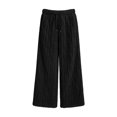 thumbnail image 6 of Yirov Fluffy Pajama Pants for Women Comfy Soft Fuzzy Pj Bottoms Loungewear Drawstring Fleece Sleepwear for Winter, 6 of 7