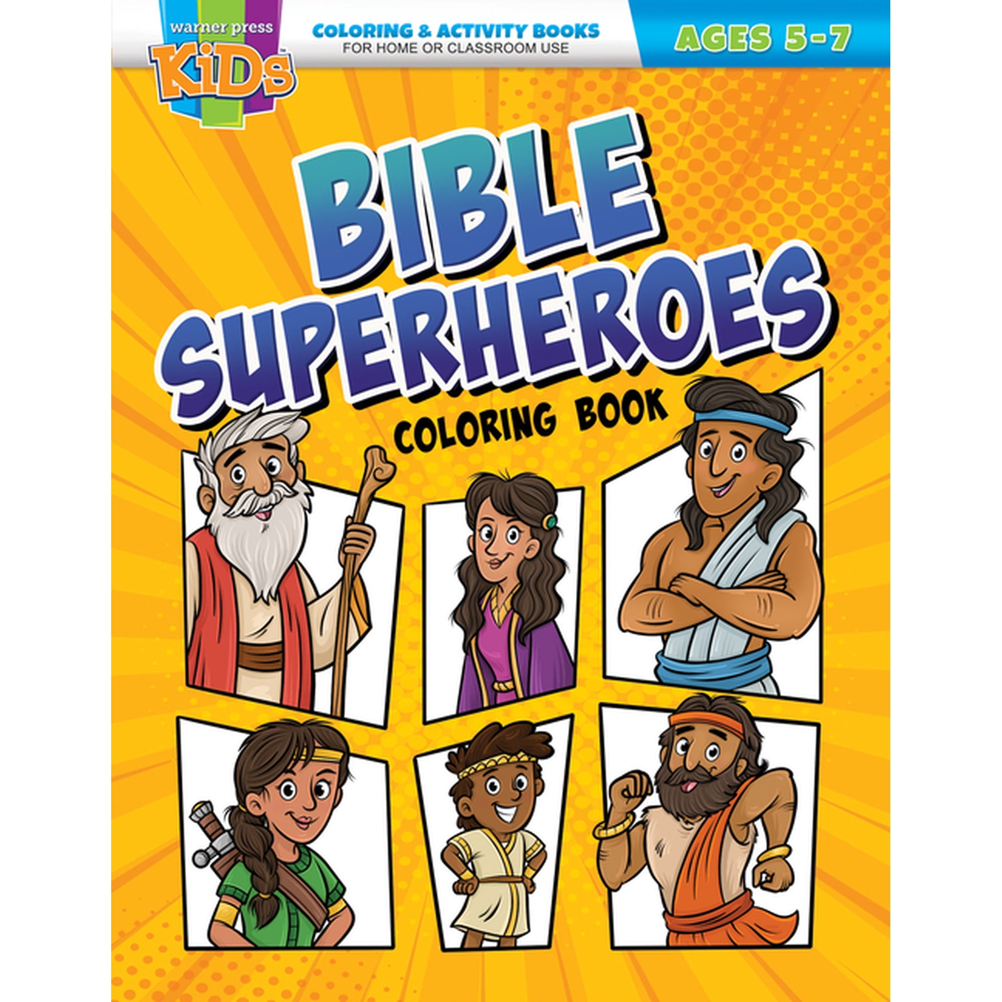 Bible Superheroes: Coloring & Activity Book (Ages 5-7) (Paperback)