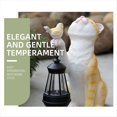 thumbnail image 5 of DecoracióN Solar LáMpara de Animales LáMpara Solar de PequeñOs Gatos Resina Mini Gatos Linterna Al Aire Libre JardíN Patio BalcóN Adorno Luces, 5 of 5