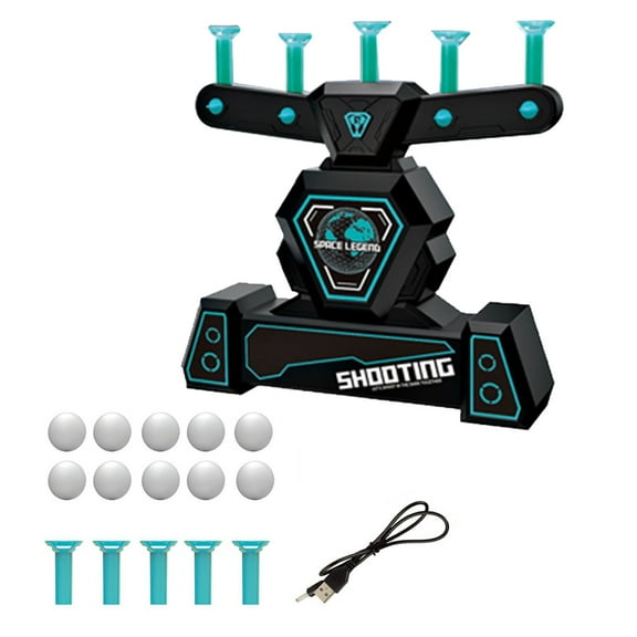 JZCHUNTOY Floating Shooting Game Set – Hover Ball Interactive Toy with LED Lights & USB Charging for Family Fun