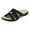 Black, variant on Womens Orthopedic Flat Sandals Open Toe Walking Flip Flops Summer Dress Slippers Size 6.5-9