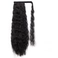 thumbnail image 2 of Pelucas europeas y americanas pelucas rizadas largas extensiones de cabello para mujeres cola de caballo con velcro pelucas de fibra química JM, 2 of 5