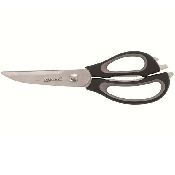BergHOFF Essentials 8.75" Stainless Steel Kitchen Scissors with Integrated Bottle Opener