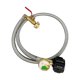thumbnail image 4 of Adaptador de recarga de propano Manguera Reemplazo del adaptador del tanque de gas Conector de suministros de cocina fácil de usar para parrillas al a, 4 of 8