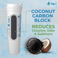 thumbnail image 4 of Tier1 RWF1080 836848 Refrigerator Filter | Replacement for Fisher Paykel 836860, WF296, EFF-6017A | Fridge Filter - Up to 12 months Supply | Easy Install | Odor Control | Great Tasting Water (2-pk), 4 of 9