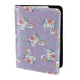 thumbnail image 2 of Pofeuu Swan With Stars Print Travel Document Organizer Passport Holder Men Women for Family (6.5 in x 4.5 in),Wallet Holder Credit Card Clutch Bag Case, 2 of 5