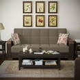 thumbnail image 2 of Ottomanson Origins X Sofa Bed with Storage 74", Brown Polyester, 2 of 13