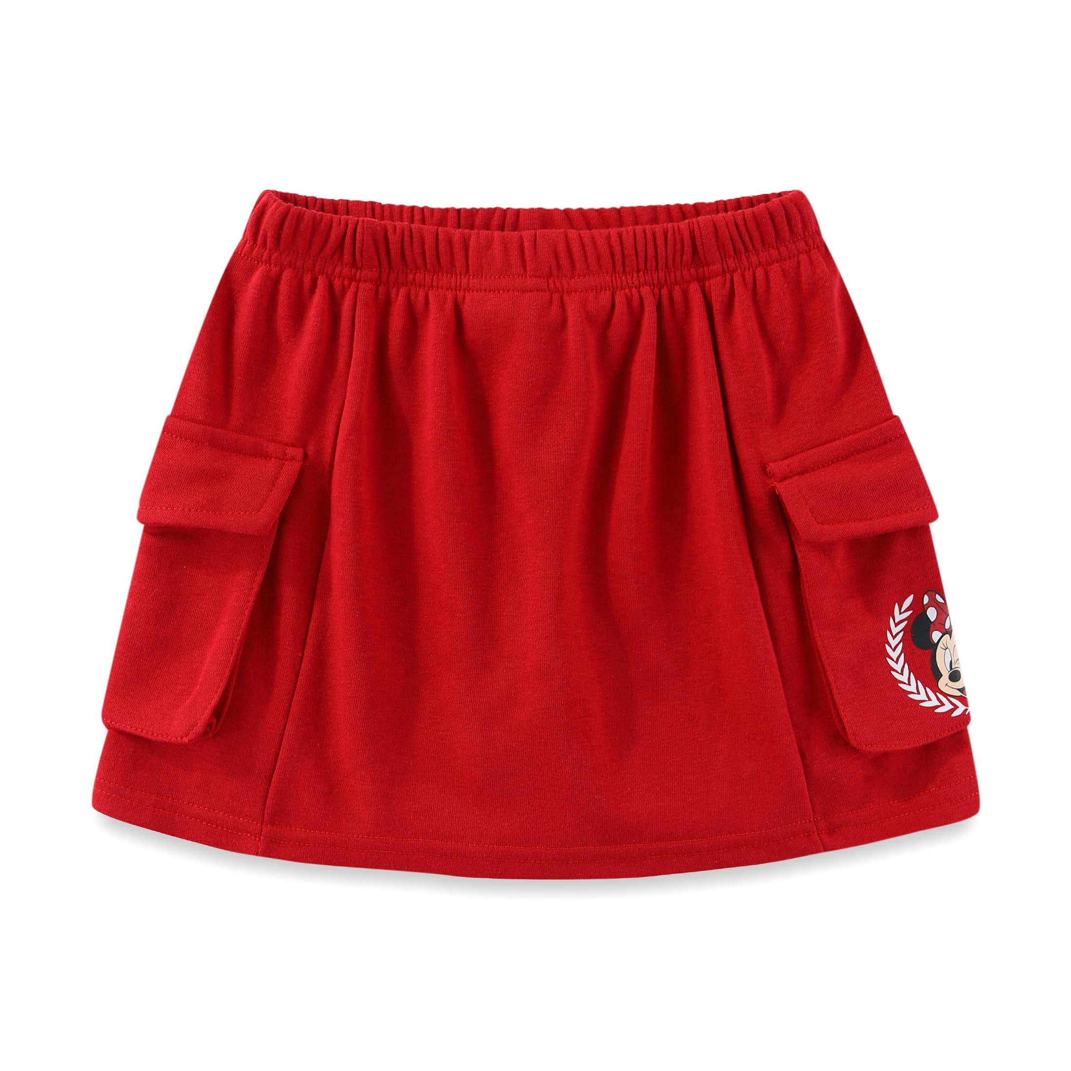 Disney Minnie Mouse French Terry Sweatshirt and Skort Skirt Set (Girls), 2 Piece Set, Sizes 2T-6