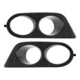 thumbnail image 2 of Bumper Foglight Guard, 2pcs Front Bumper Foglight Cover Dual Holes Car Accessory Fit for E46 M3 2001-2006, 2 of 7