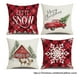 thumbnail image 5 of Kearding 4 piezas funda de almohada de Navidad cremallera fiesta Navidad funda de almohada Protector decoración hogar dormitorio sala de estar Kits de decoración para fiestas, 5 of 6