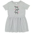 thumbnail image 3 of Inktastic Zebra Cute Safari Animal Girls Toddler Dress, 3 of 5