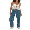 thumbnail image 2 of Women Camisole Spaghetti Straps Backless Lace Solid Floral Slit Summer Tops, 2 of 5