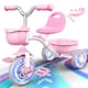 thumbnail image 1 of Triciclo Kkdi para niños de 1 a 3 a 5 años con asiento de 3 niveles, 1 of 7