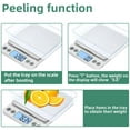 thumbnail image 4 of Digital Kitchen Scale 3000g / 0.1g ; Mini Pocket Jewelry Scale, Food Scale for Kitchen, 2 Trays, 6 Units, Auto Off, Tare, PCS Function, Stainless Steel, Batteries Included, 4 of 9