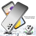 thumbnail image 4 of Mantto Samsung A52 Case 5G/4G, Full Body Clear Protection Case - Shock Proof edges Slim Hybrid Back Silicone Rubber TPU Bumper Gradient Phone Case for Samsung Galaxy A52 5G/4G - Black, 4 of 8
