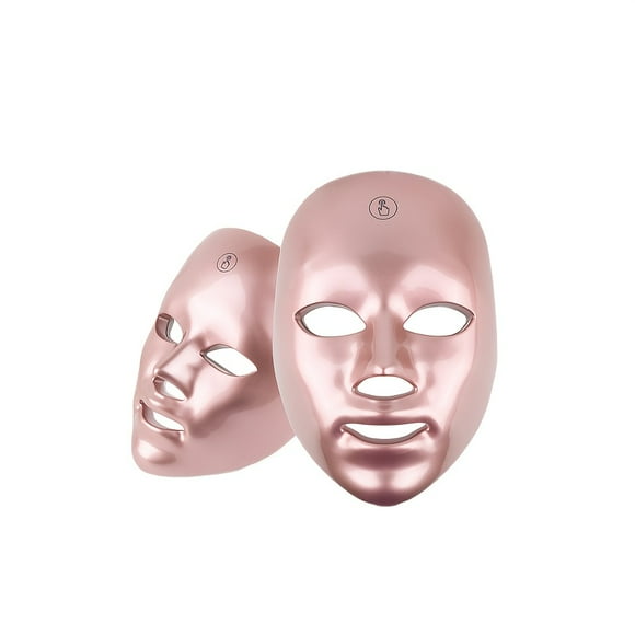 EIMELI 7-Color LED Facial Mask  USB Rechargeable Skincare Device with Built-in Lithium Battery  Ergonomic Design for Home & Salon Use  Fragrance-Free  Chargable Face Mask | Modern Skincar