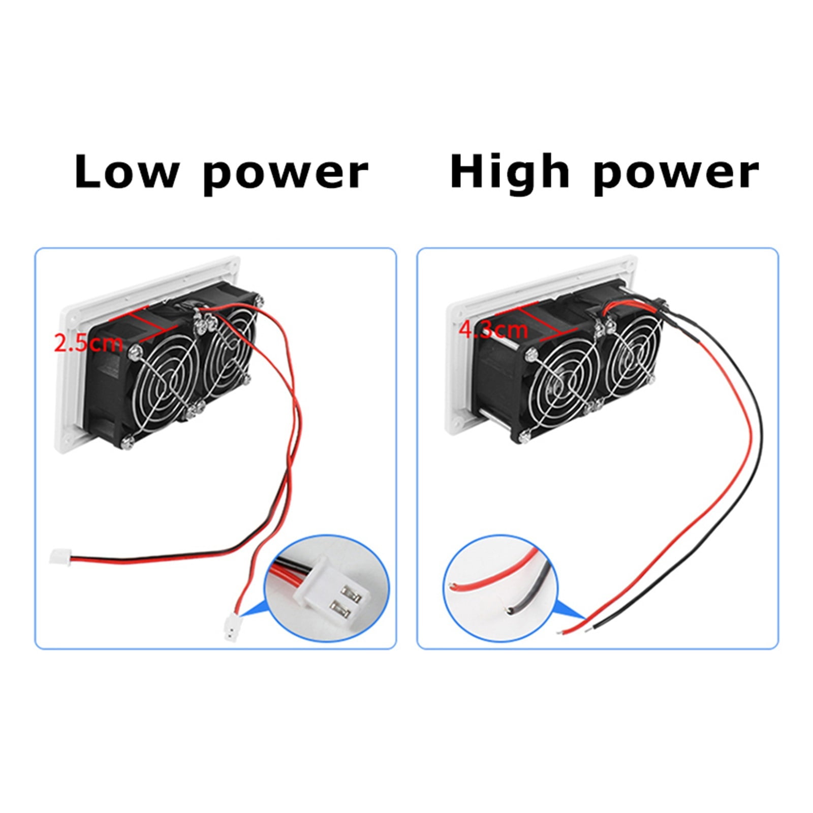 RV Side Ventilation Exhaust Fan 12V6W Range Hood Side Air Vent For Caravan Motorhome Camper Trailer Kitchen Accessories ,Quiet and Water Resistant