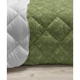thumbnail image 3 of Olive Green Down Alternative Comforter, Quilt Pattern Traditional Scottish Design Checkered Geometrical, Microfiber Quilt for All Season, 5 Sizes, Dark Green Yellow Brown, by Ambesonne, 3 of 3