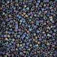 thumbnail image 2 of Miyuki Delica Seed Beads – Size 11/0 (1.6 mm), DB0871, Matte Opq. Gray AB, 7.2 g, Approx. 1440 Beads, 2 of 7
