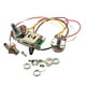 thumbnail image 5 of Arnés de cableado para guitarra eléctrica precableado, arnés de control de volumen, bajo eléctrico 3 vías, 5 of 9