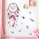 thumbnail image 4 of Tatuaje de pared atrapasueños con plumas, pegatina de pared grande con frases de sueños, pegatina de pared para dormitorio de niñas, habitación infantil, sala de estar, 4 of 5