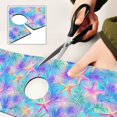thumbnail image 6 of Yayeee Faucet Mat for Kitchen Sink 14.7" Diatomite Long Splash Guard Pad, Neon Starfish Pattern, 6 of 7