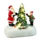 thumbnail image 1 of Figura de Papá Noel de resina, escultura decorativa de Papá Noel, regalo navideño, adorno de mesa Estatua del niño Papá Noel, 1 of 9
