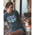 thumbnail image 3 of Floral Dog Mom Charcoal Tee, 3 of 3