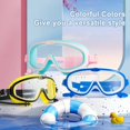 thumbnail image 3 of Kids Big Frame Swimming Goggles With Earplugs Children's Anti-fog Swimming Glasses Boys Girls Pool Beach Eyewear Swim Goggles, 3 of 5