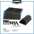 thumbnail image 5 of Hart 4-Shelf Plastic Storage Shelf, 24" W x 20" D x 55" H, Holds up to 400 lb Total Capacity, Black and Blue, 5 of 8
