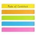 thumbnail image 1 of Cartulina de colores Sentence Strips Chell, 3 x 24 cm, paquete de 100, 1 of 7