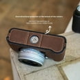 thumbnail image 3 of Half Leather Case for Camera with Precise Fit, Microfiber Lining, Easy Battery Access, and Quick-Release Screw Hole, 3 of 7
