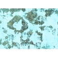 thumbnail image 1 of Ahgly Company Indoor Rectangle Abstract Light Blue Modern Area Rugs, 7' x 10', 1 of 4