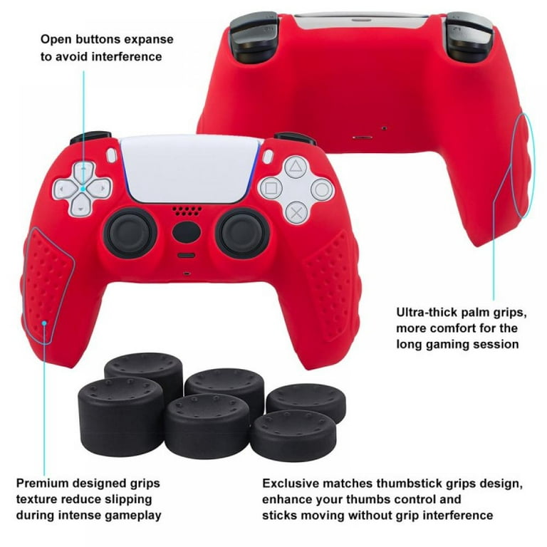 Silicone Case Cover for PS5 Controller PS5 Controller Skin Grip