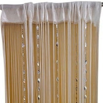 ZiDeTang Beaded Door Curtain Tassel Divider Color White