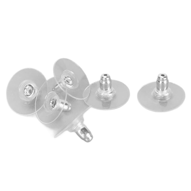 925 Silver Earring Backs - Secure Locking Replacement Studs Backs For Women Girls - 3 Pairs