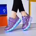 thumbnail image 4 of Luces LED Roller Shoes Ufatansy 2025 con purpurina mejoradas para niños, 4 of 5